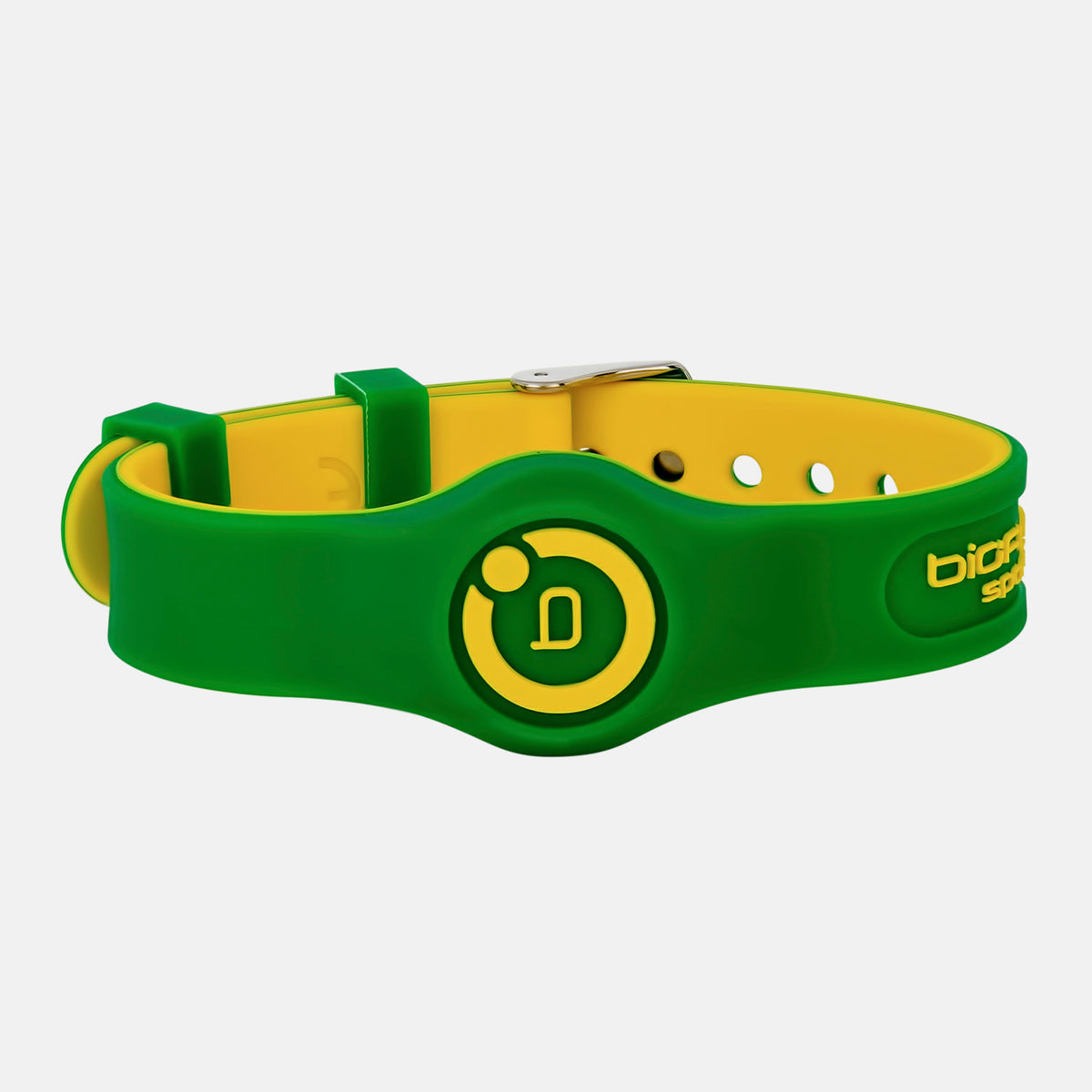 Sport Flex Magnetic Wristband Green/Yellow – Bioflow AU